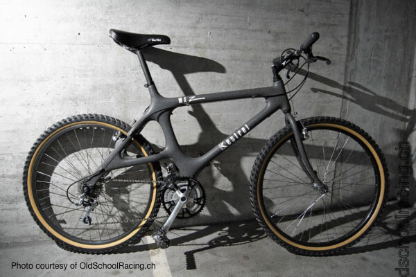 Photo of the world's first all-carbon composite bike frame: the MX-Z